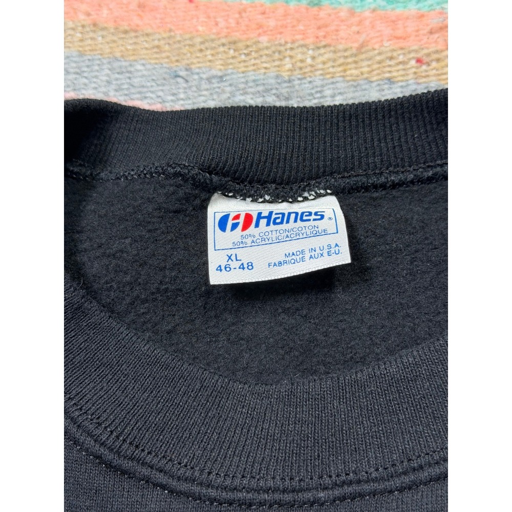 Vintage 90s Saks Fifth Avenue Black Crewneck Sweatshirt – XL‎ - Picture 5 of 5